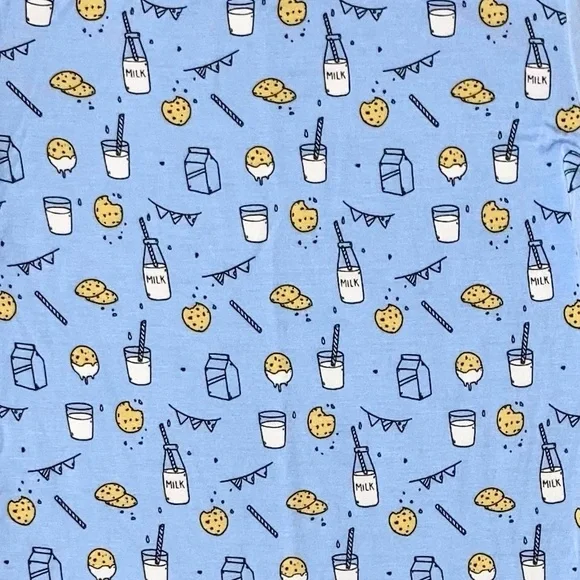 Bellabu Bear 4T milk and cookies bamboo pjs NWOT - Picture 2 of 2